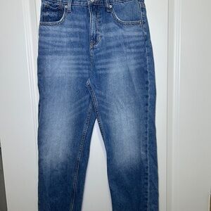 Old Navy Blue Straight-Leg Jeans Classic Denim